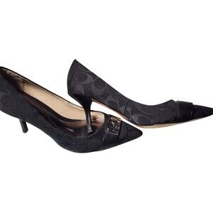 Coach Zuma Black Pumps Size 5.5 B